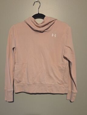 Under Armour Pale Pink Women's Pullover Hoodie with Logo